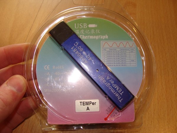 USB Thermograph Thermometer Temperatur Log ohne PC
