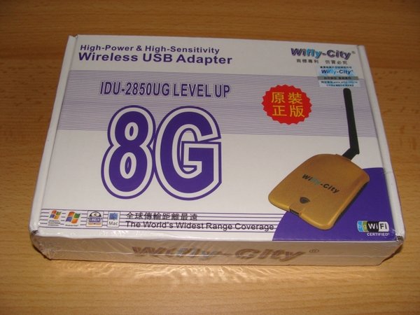 Ultra High Power 800mW Wlan USB Adapter Realtek 8187L