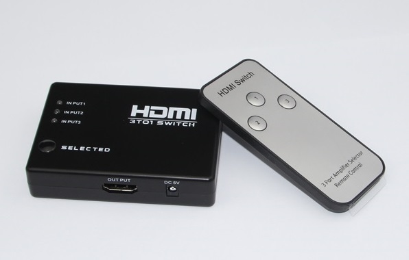 5 Port HDMI Switch mit Fernbedienung (passiv)